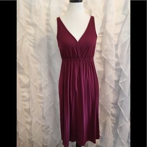 NWOT, Old Navy Faux Wrap, Knit, Burgandy, Size M